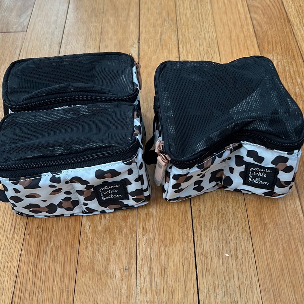 NEW Petunia Pickle Bottom Leopard Packing Cubes